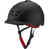 Vobumix Casco para Montar a Caballo, Casco Ecuestre Ajustable, Gorro De Seguridad para Montar a Caballo, Casco para Montar a Caballo, Cascos Deportivos, Equipo Ecuestre